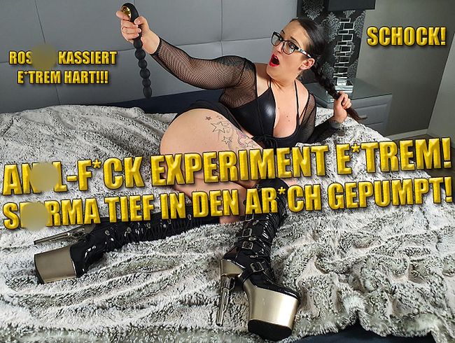 QueenParis Porno Video: ana*-fi**-Experiment! sper*a tief in den ars** Gepumpt!