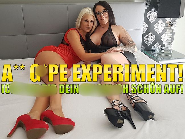 QueenParis Porno Video: Ass Gape Experiment! Ich fi** Dir Dein ars**loch schön auf!
