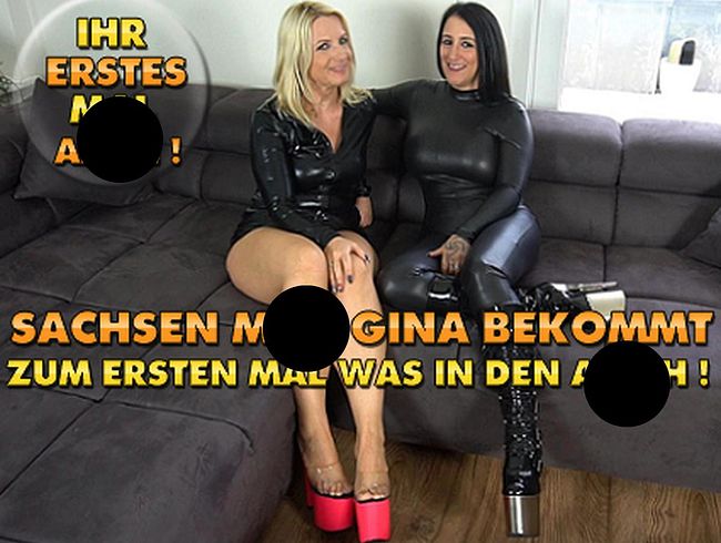 QueenParis Porno Video: Ihr Erstes Mal ana* ! Sachsen Milf Gina bekommt zum ersten mal was in den ars** !