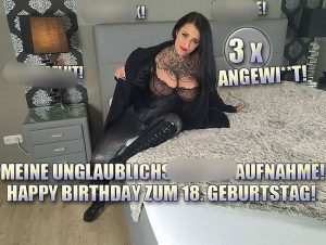 QueenParis Porno Video: Meine Unglaublichste fi**-Aufnahme! Happy Birthday zum 18. Geburtstag!