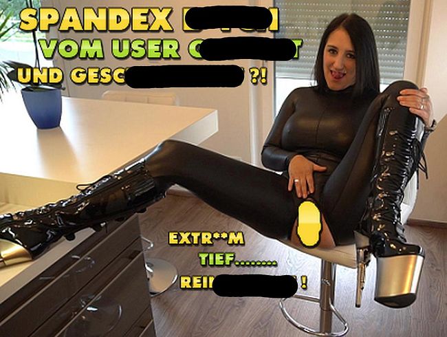 QueenParis Porno Video: Spandex-Bitch vom User Gefi**t und Geschwängert ?! Extrem tief Reingespri**t !!!