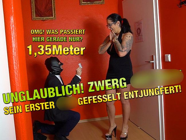 QueenParis Porno Video: Unglaublich! Zwerg Gefi**t! Sein Erstes Mal s*x! Gefess*lt Entju**fert!